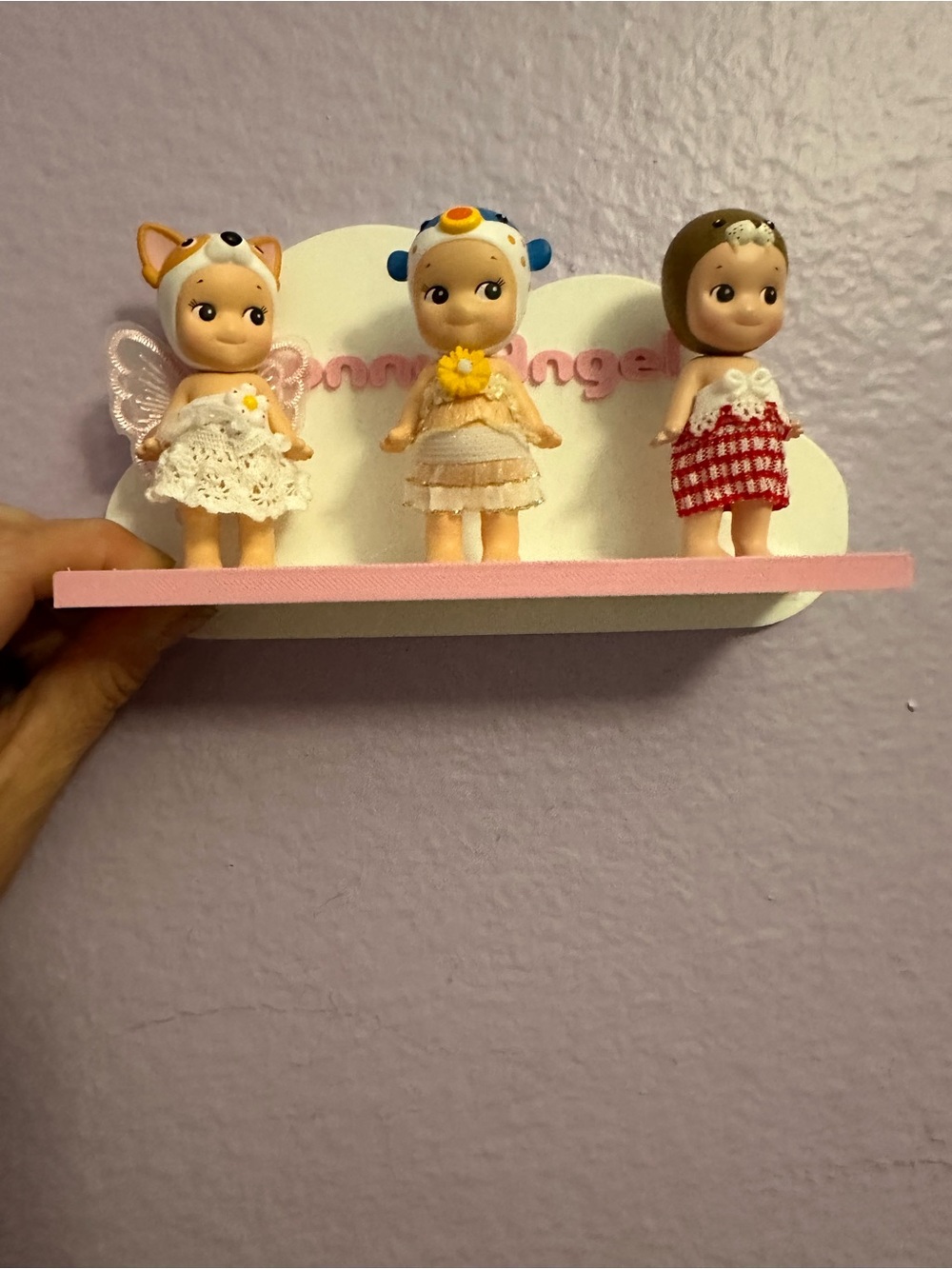 Sonny Angel Cloud Shelf - White & Pink - Picture 2 of 3